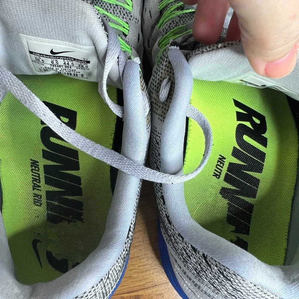Nike LunarTempo Running Shoes Mens‎ Size 10.5 Gray Blue Low Top